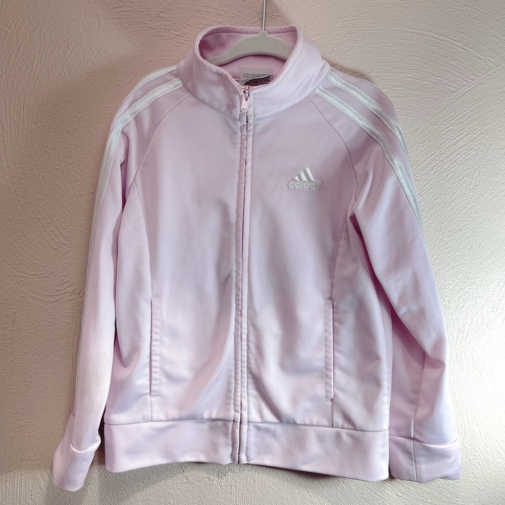 Adidas Kids Pink Track Jacket size 5